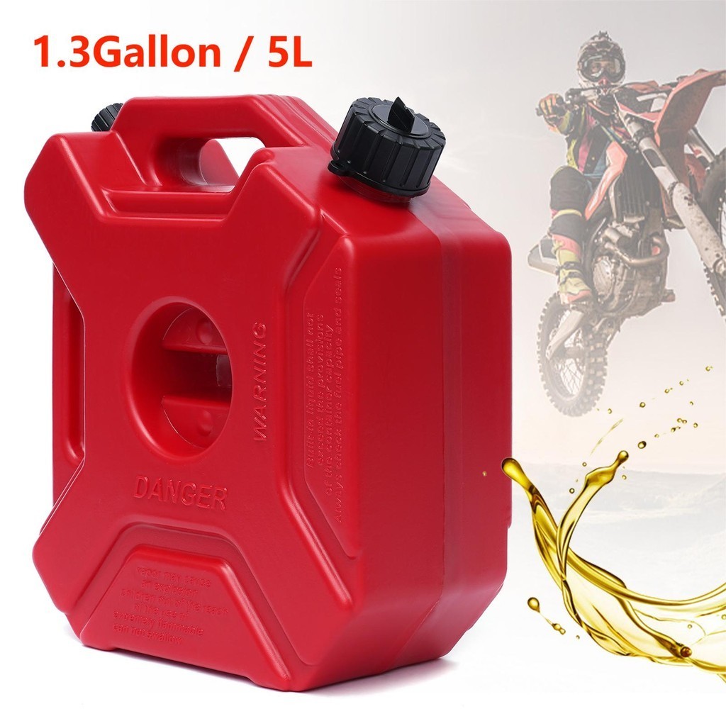 1.3 Gal/5L Portable Fuel Tank Container Diesel Can Container Gas Fue ...