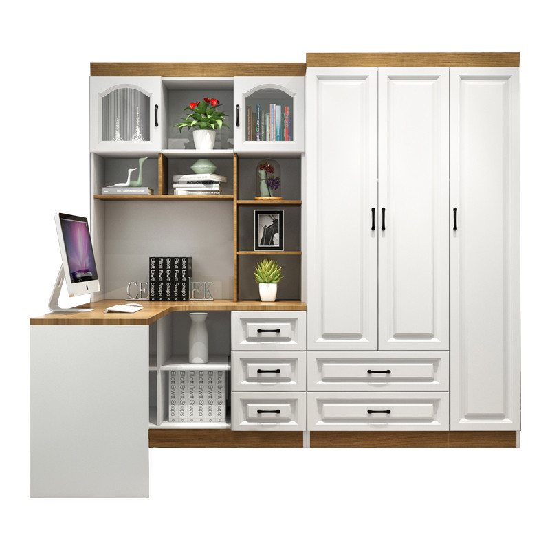 Corner computer desk, desk, study wardrobe, integrated storage cabinet ...