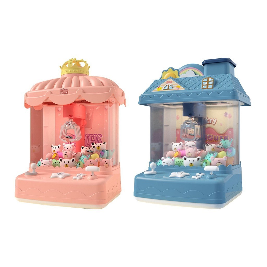 Claw Machine with Music & Light Indoor Grabber Prize Dispenser Toys ...
