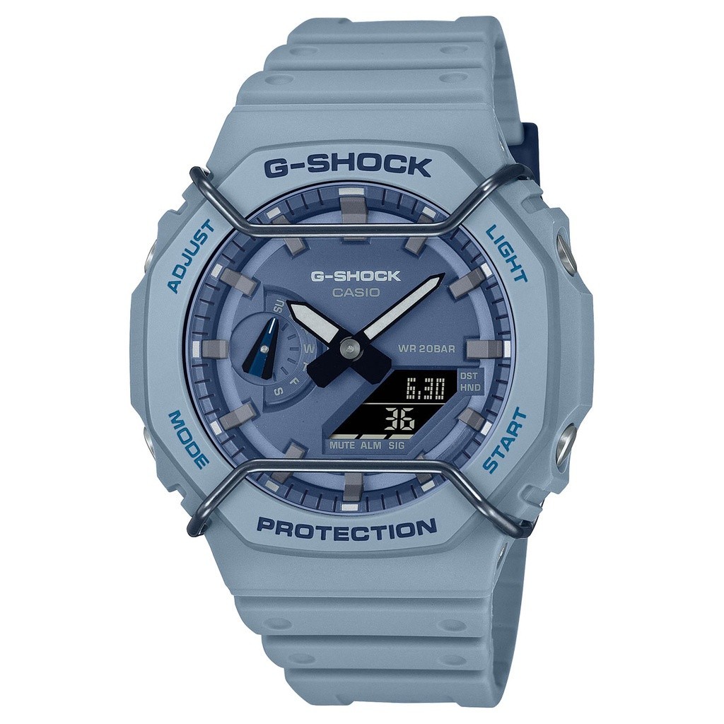 Casio G Shock GA 2100PT 2ADR Blue Resin Strap 200 Meter Bull Bar Protector World Time Watch Shopee Philippines