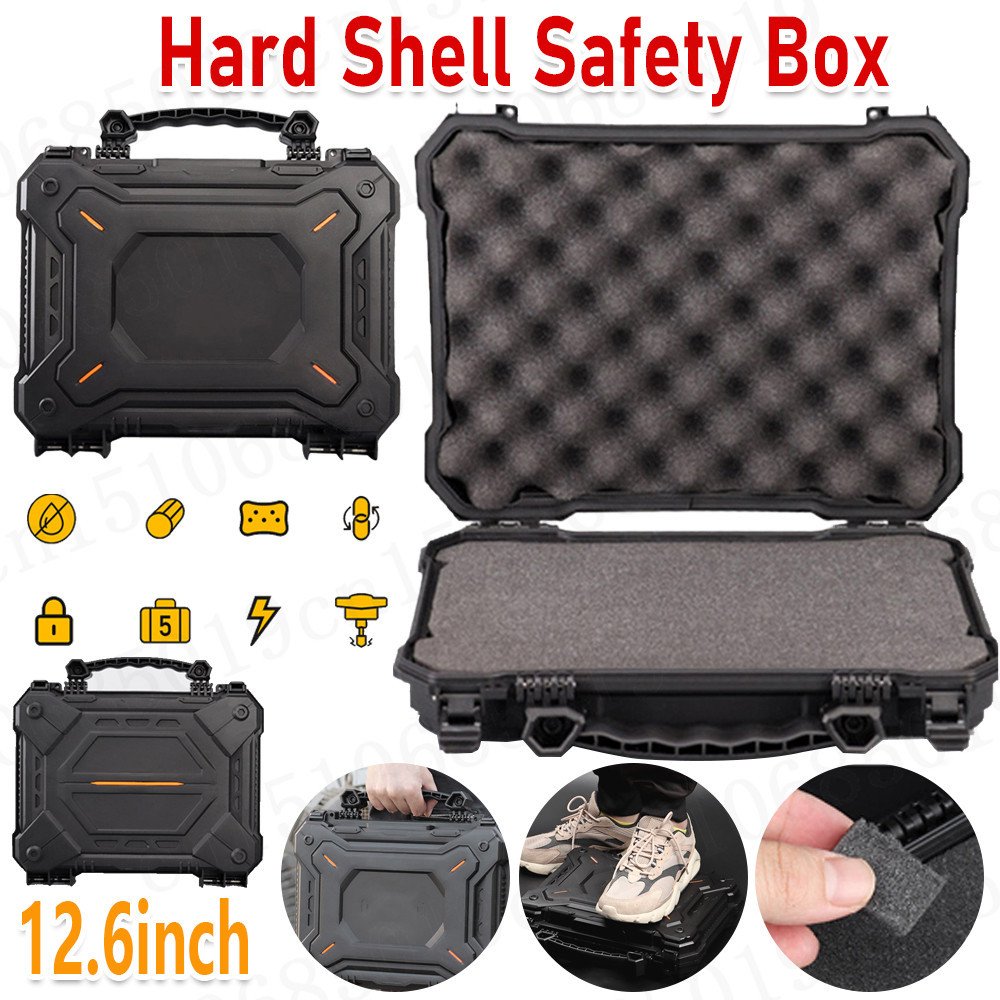 Portable Hard Shell Carrying Case Waterproof Safety Box Impactproof ...