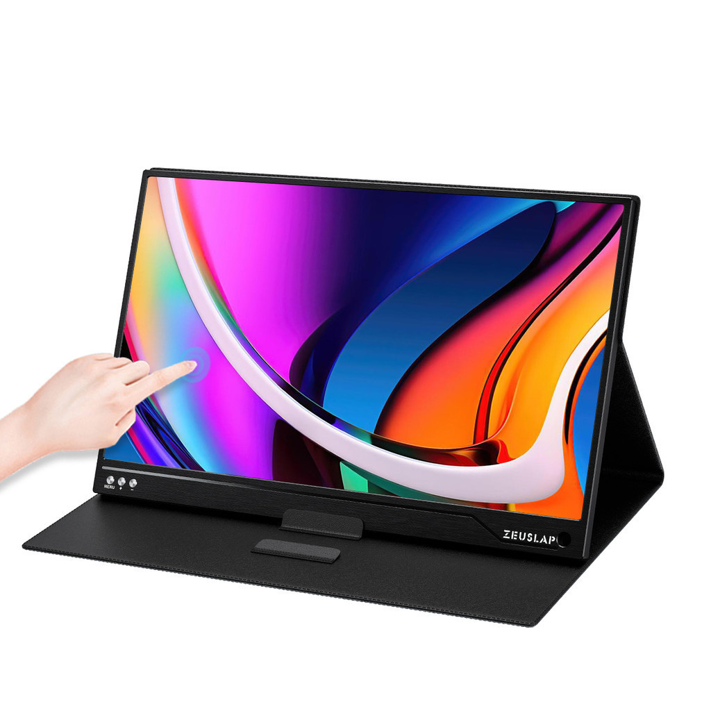 ☼15.6inch Touch Portable Monitor 1920*1080P FHD IPS VESA Mountable Sub ...
