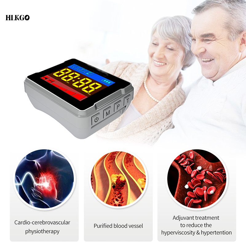 Low Level Cold Laser Blood Glucose Smart Watch for Diabetes Blood Sugar