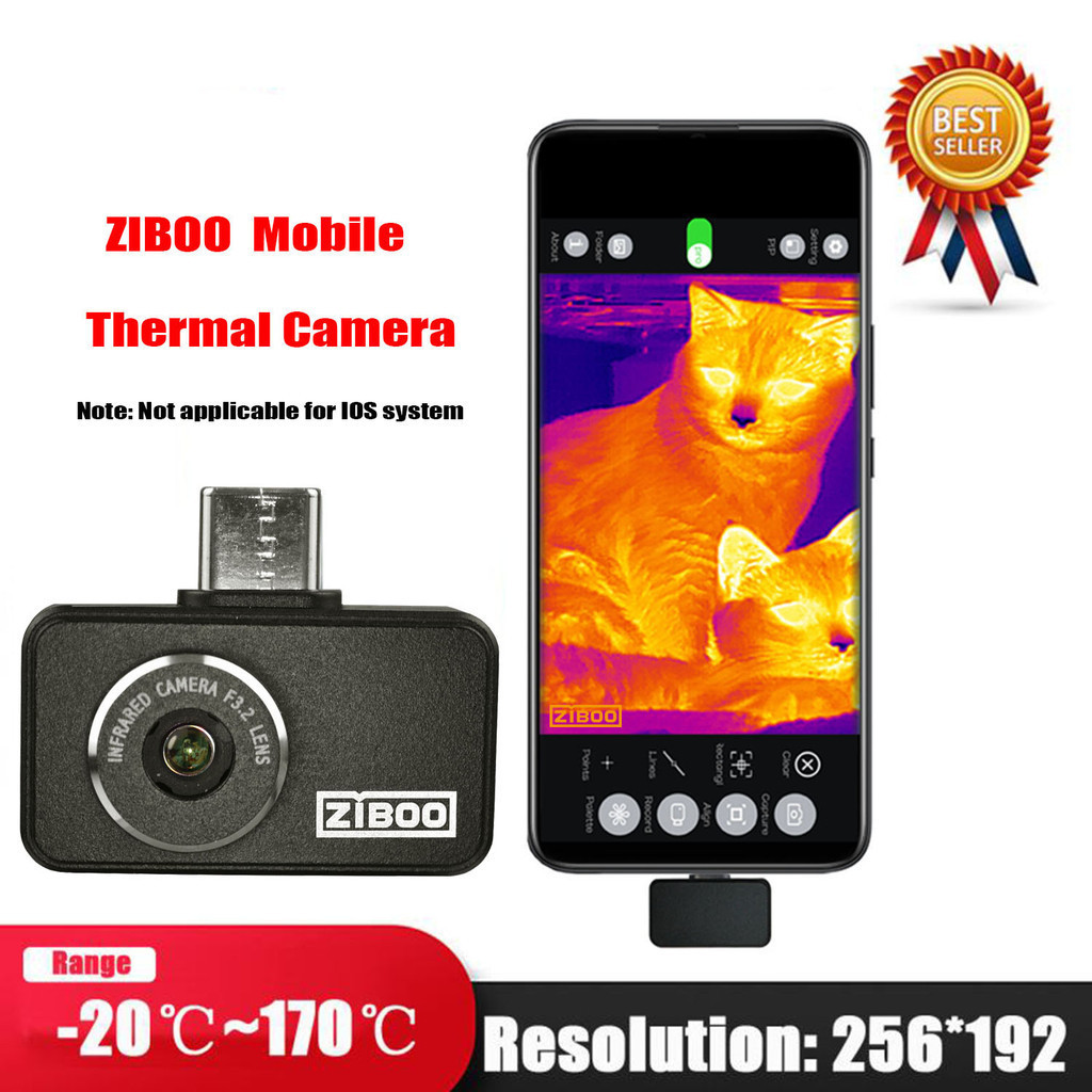 ZIBOO Mobile Phone Thermal Infrared Thermal Imager Camera Thermal ...