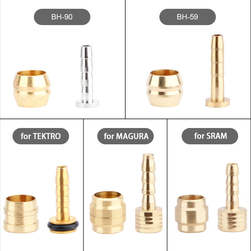 Kit Oliva E Inserto Per Freno A Disco Shimano BH59 - Adatto A M315, MT200, MTB, Colore Oro
