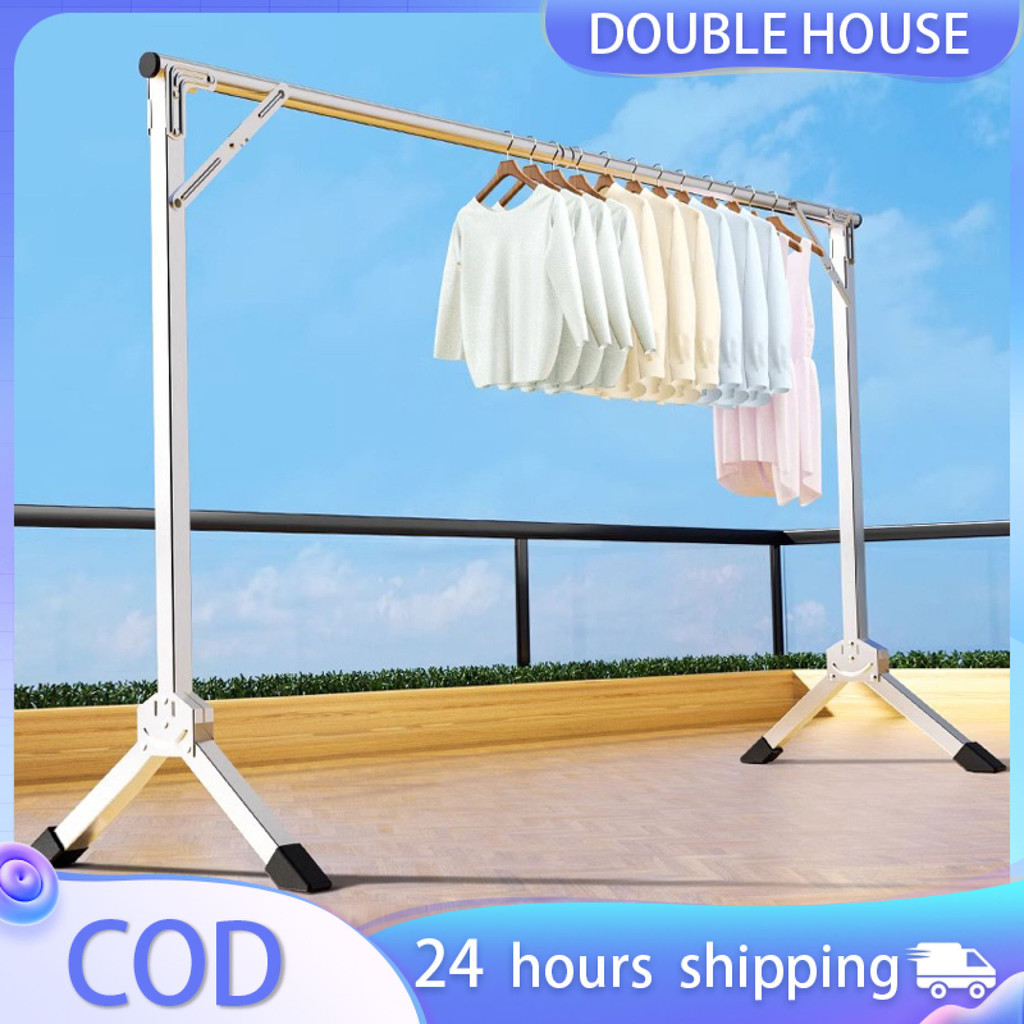 Sampayan Stainless Clothes Rack Drying Rack Foldable Sampayan Indoor