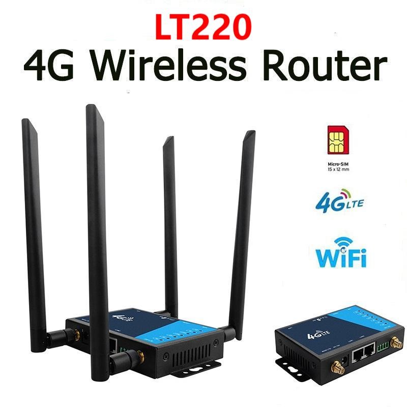 ♥4G LTE Router Industrial Grade 4G Wireless Router 300Mbps 4G LTE CAT6 ...