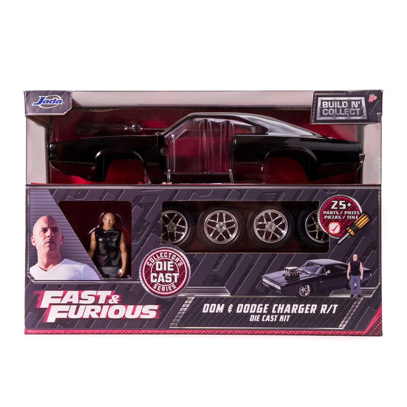 124 Dom’s 1970 Dodge Charger R/T Die Cast Kit hot toys Diecast Car