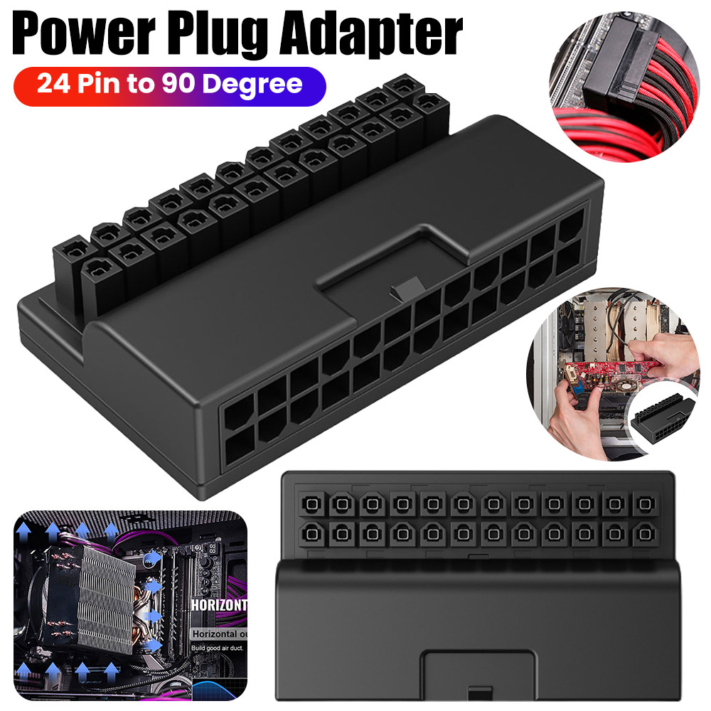 ~Mainboard Motherboard Power Supply Cable Connectors Modular ATX 24 Pin ...