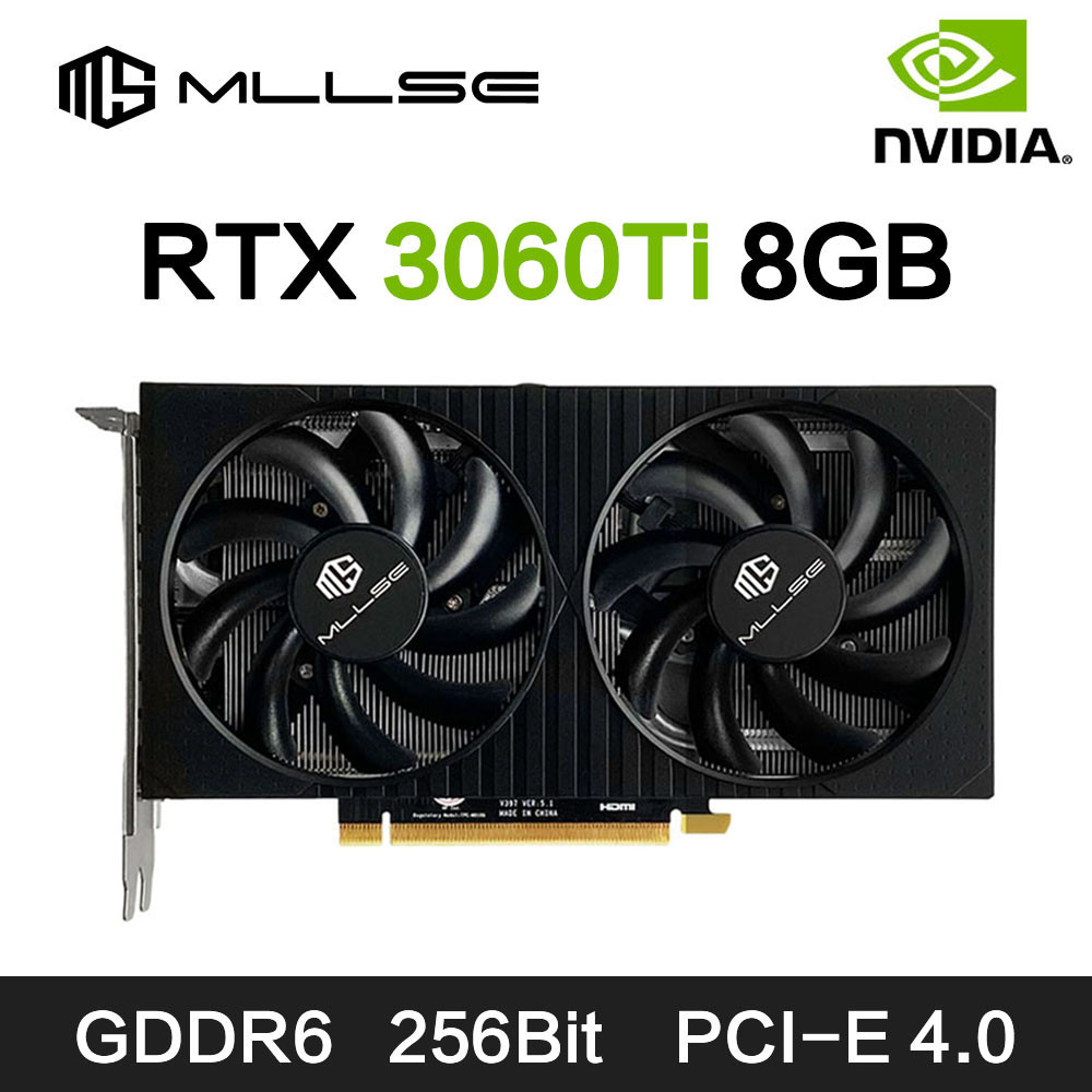 MLLSE Graphics Card RTX 3060Ti 8GB X-GAME GDDR6 256bit NVIDIA GPU 8Pin ...