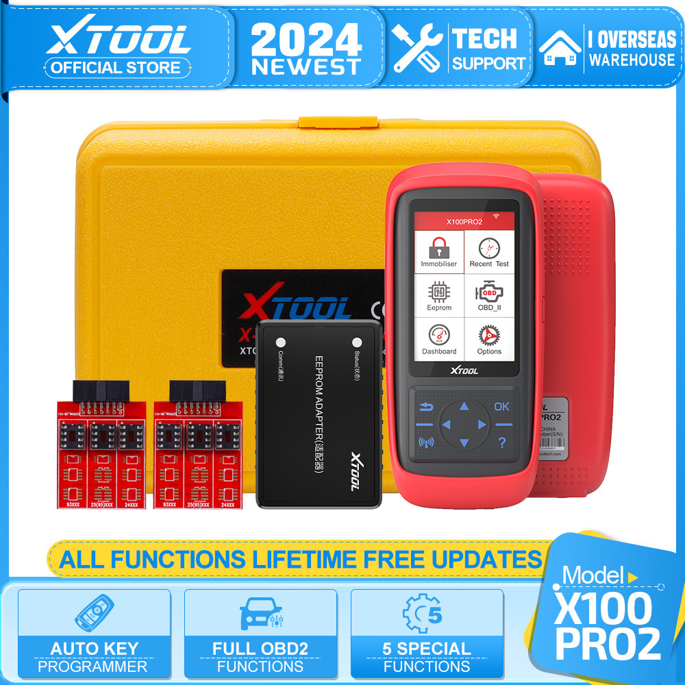 XTOOL X100 Pro2 OBD2 Automotive Scanner Key Programmer with EEPROM ...