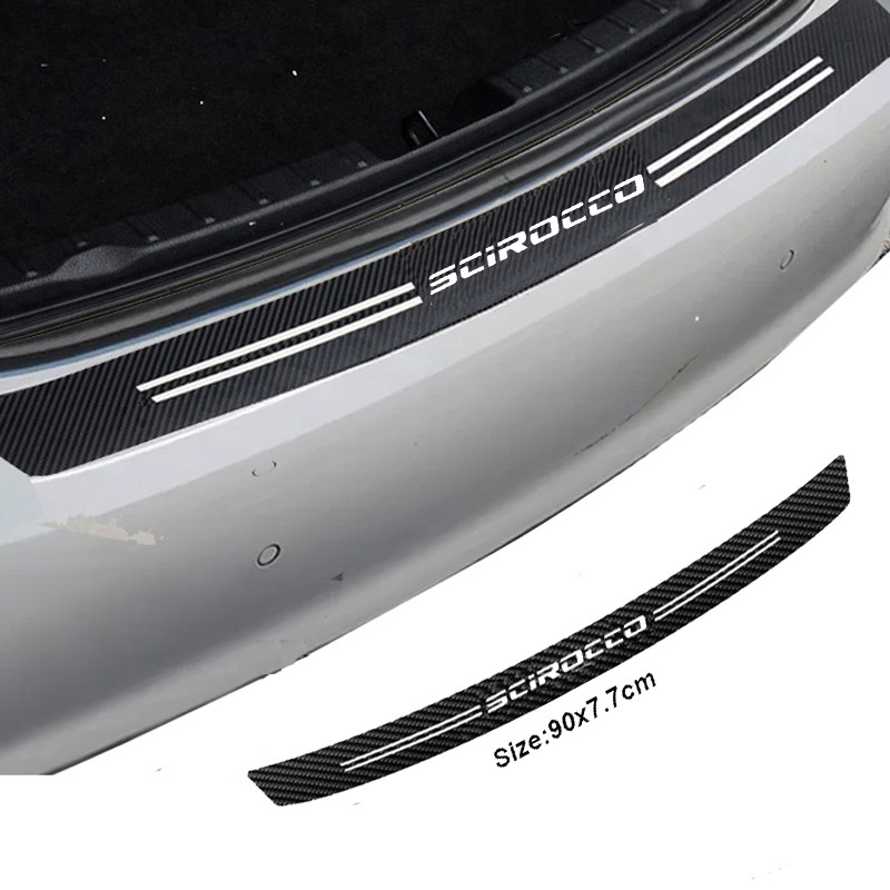 Car Rear Bumper Protection Sticker For Volkswagen VW Scirocco R GTI ☢ ...
