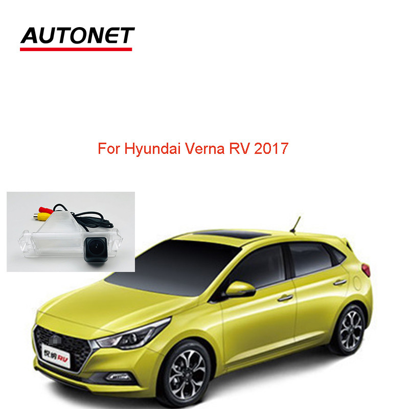 ⚡Autonet 1280*720P Rear view camera For Hyundai Verna RV 2017 license ...