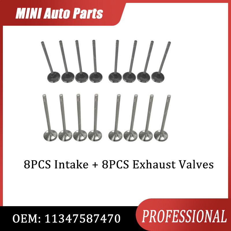 Labwork Intake & Exhaust Valve Set For 2007-2010 Mini Cooper S R56 N14 – OEM 11347587470
