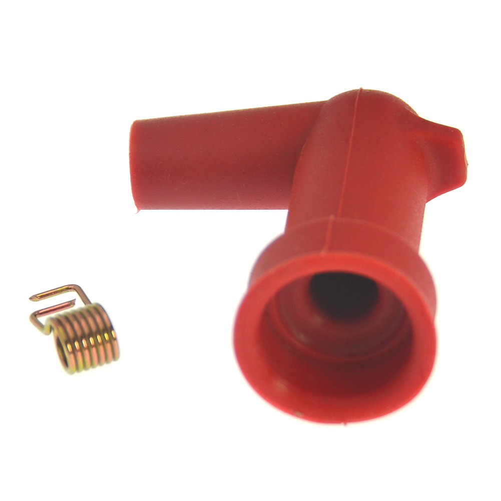 Red Spark Plug Wire Boot 90 Angle for Yamaha Outboard 15HP 18HP 30HP