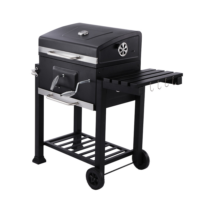 Portable Easy to Install Oil Drum Stove Bbq Courtyard Large Square