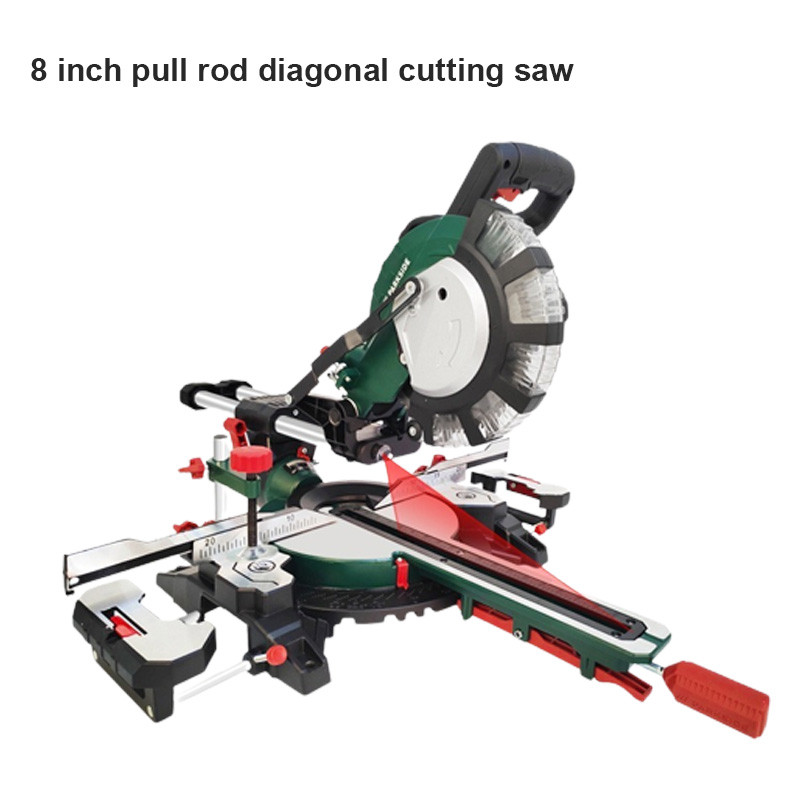 8 Inch Tie Rod Miter Saw High-Precision Push-Pull Miter Saw Sawing ...