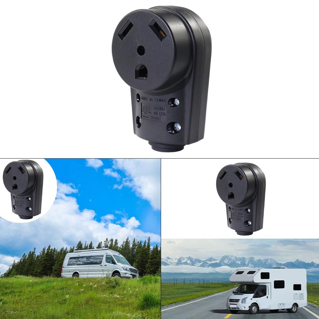 ♠125V 30A Female Socket RV Replacement Female Plug Receptacle Plug with ...