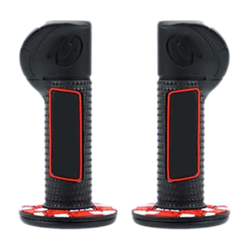 ATV Hand Grips 7/8" Soft Rubber Grip Compatible With ATV Arctic Cat Suzuki Yamaha Kawasaki Honda 400ex -Black