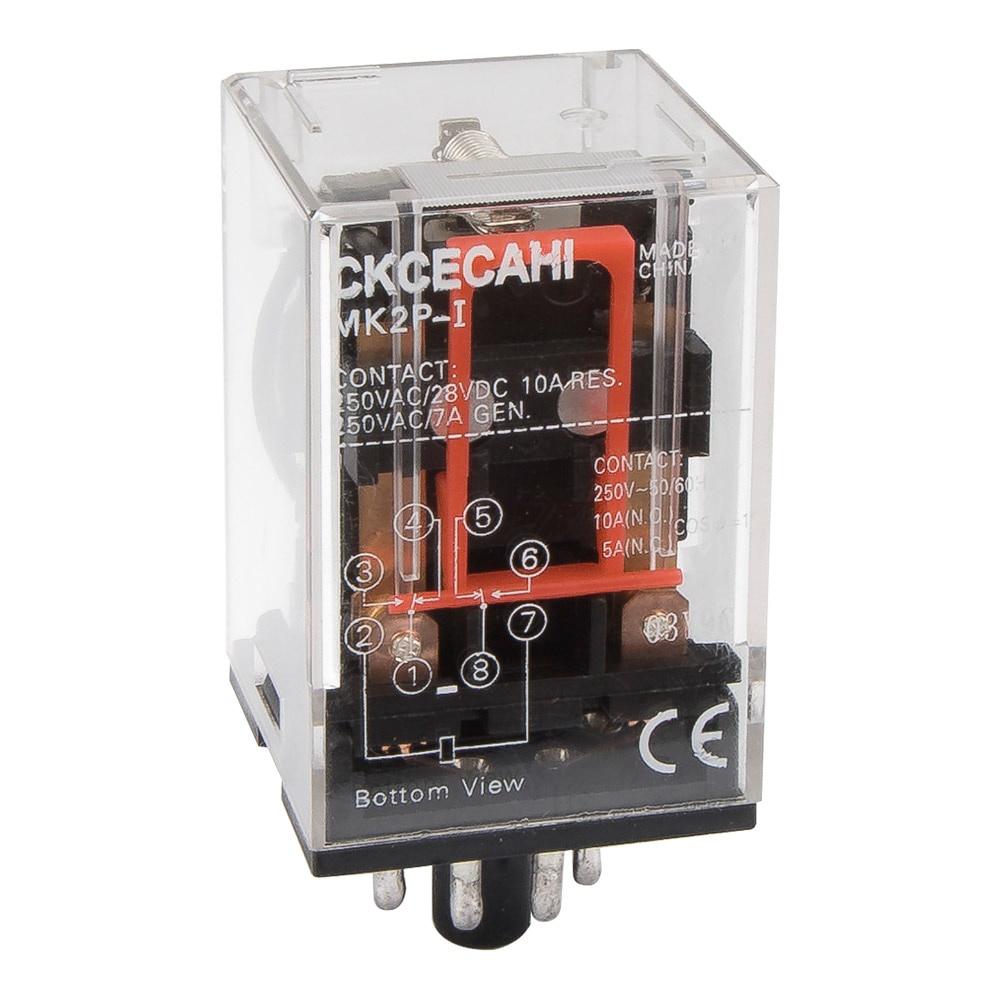 MK2P-I electromagnetic relay MK2P MK2P-I series power relay AC 380V ...