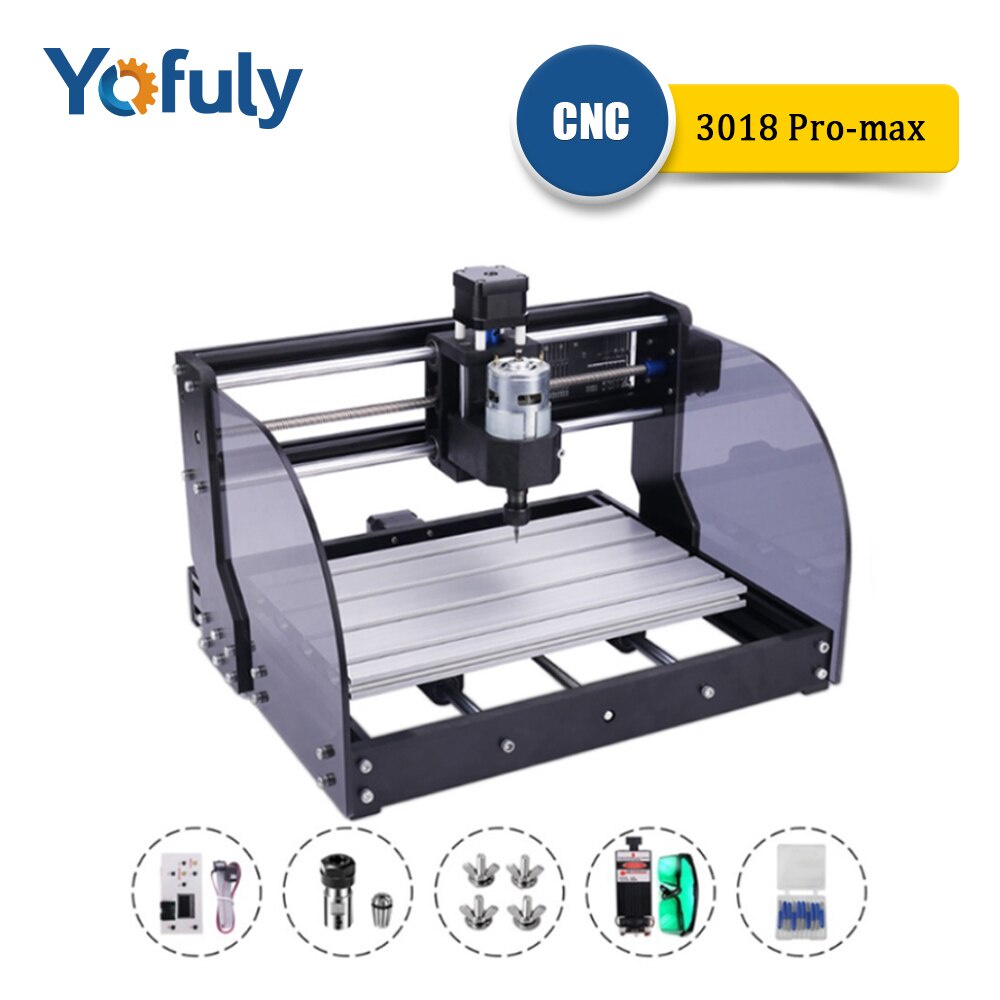 CNC 3018 Pro Max DIY Engraving Machine Laser Engraver 3-Axis GRBL ...