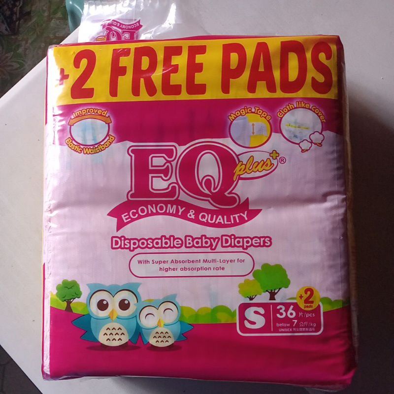 EQ plus Disposable Baby Diapers Small size Shopee Philippines