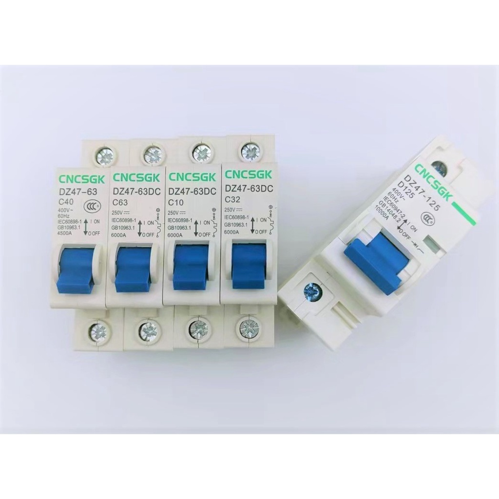 ☫AC Breaker DC Breaker 10A 16A 20A 32A 40A 63A 125A 1 Pole Shopee