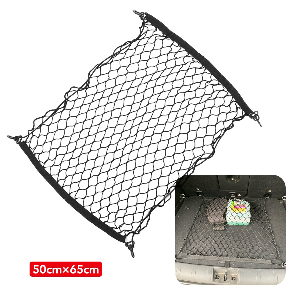 p9m Car Trunk Mesh Net Cargo Luggage Trunk for Kia Hyundai Genesis G70