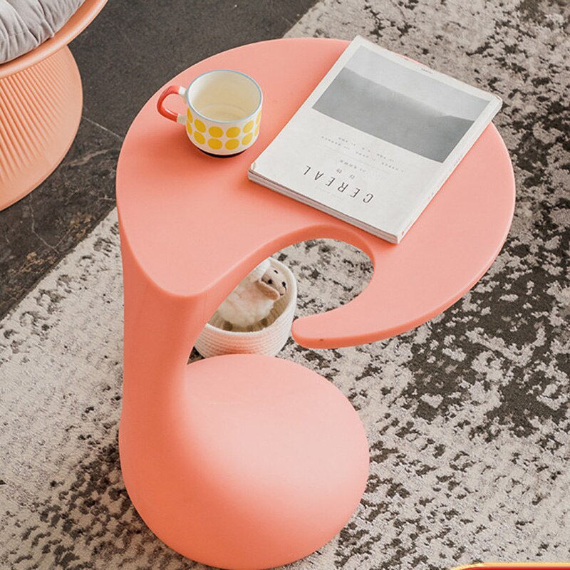 e6s Living Room Table Modern Plastic Coffee Table Simple Tea Table Family Sofa Side Nordic Hom