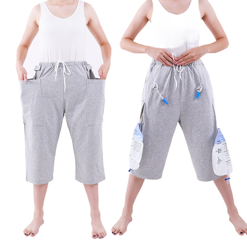 COD۞ Adult Diaper Pants Bladder Stoma Elderly Pants Collection Urine