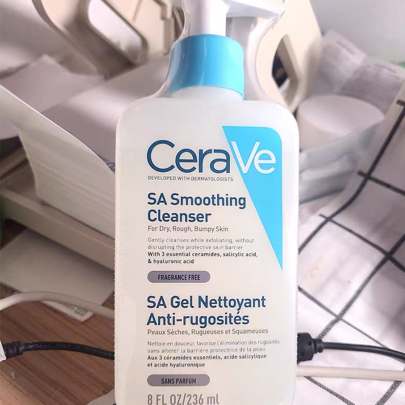 acne control cleanser cerave¤Cerave SA Smoothing Cleanser For Dry Rough