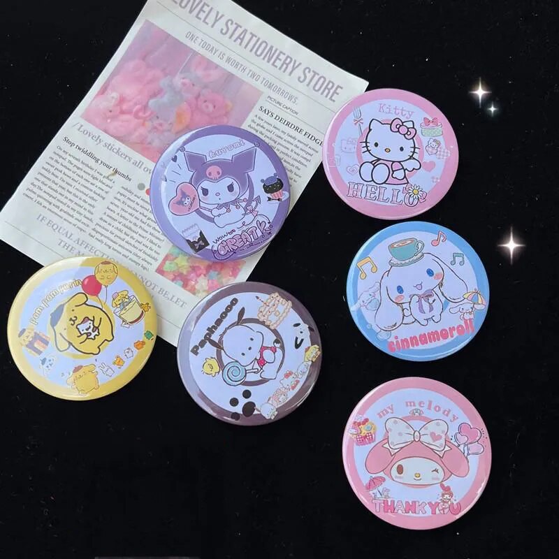 2022 Sanrioed Anime Kuromi Cinnamoroll My Melody Cartoon Pin Brooch ...