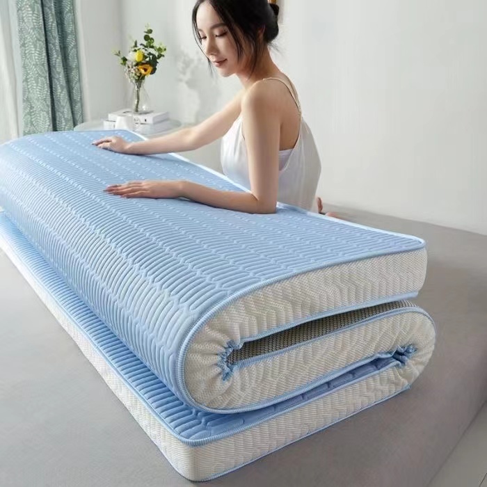 10CM Thicker Memory Foam and Latex Mattress Topper Flodable Rebound