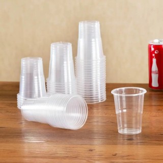 30-50pc Clear Plastic Disposable Cups Party Shot Cup Tumblers Wine