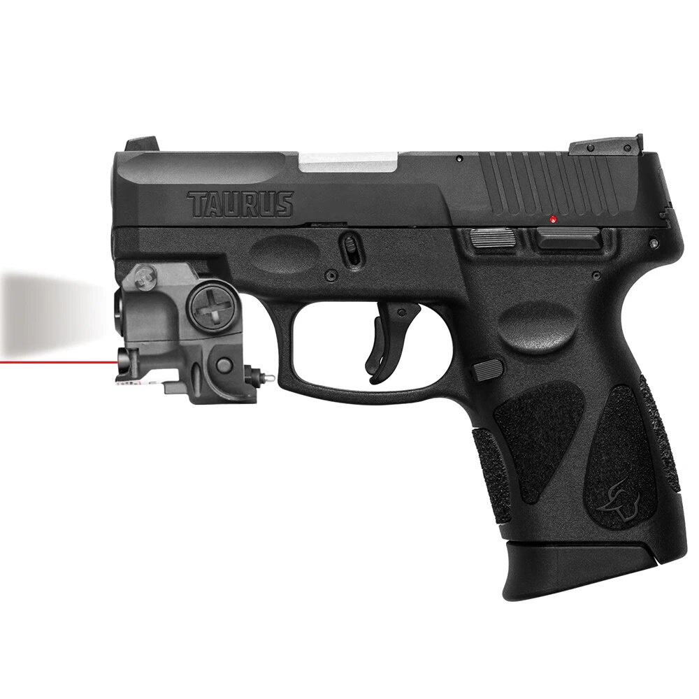 g2c Taurus Red Laser with LED Light Flashlight Combo for