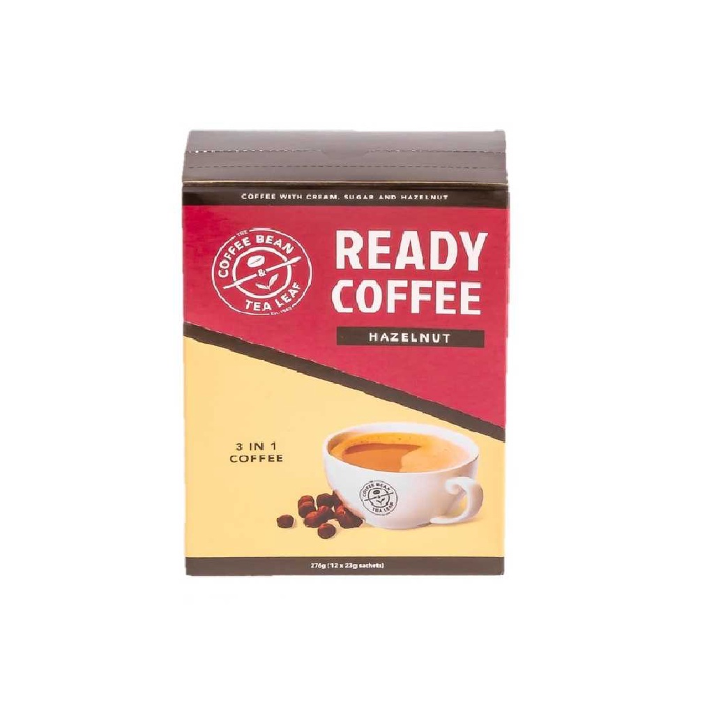 The Coffee Bean & Tea Leaf Ready Coffee Hazelnut Sachets 23g x 12