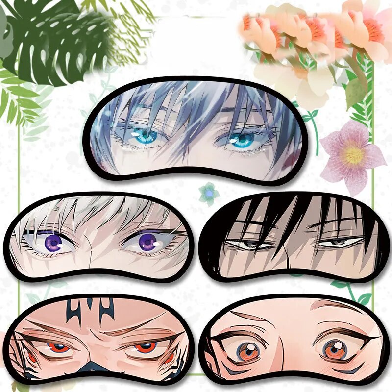 ⊰Anime Eye Patch Jujutsu Kaisen Sleep Blindfold Gojo Satoru Casual Eyes