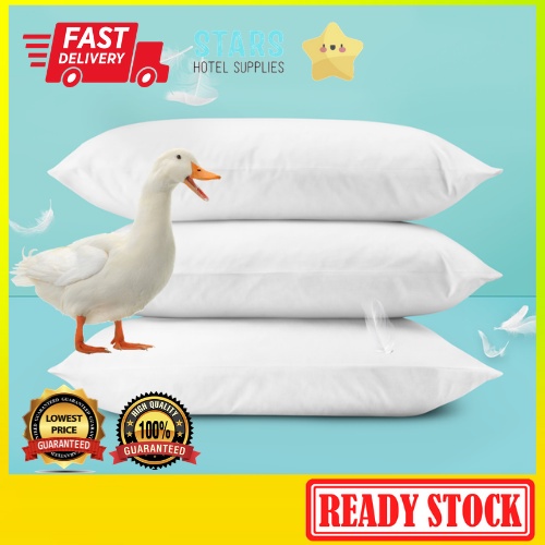 ☊STARS Luxury Goose Down Feather Pillow / Duck Down Feather Pillow