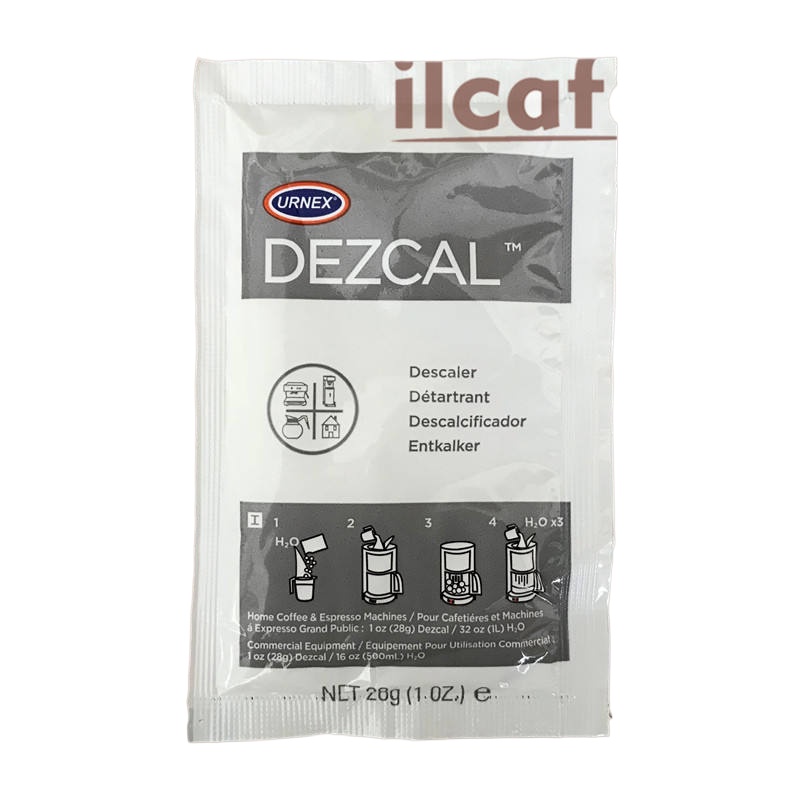 ElaineUSA URNEX Dezcal coffee machine boiler special cleaning and descaling powder 28g Shopee