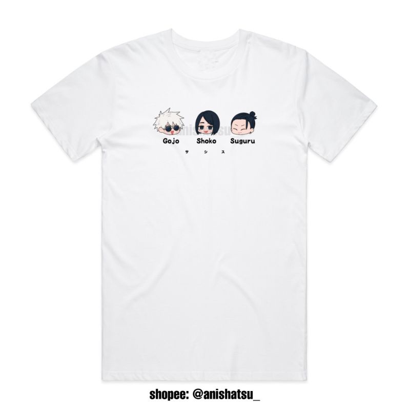 Gojo Shoko Suguru Kawaii Chibi - Jujutsu Kaisen Anime Shirt - Anishatsu ...