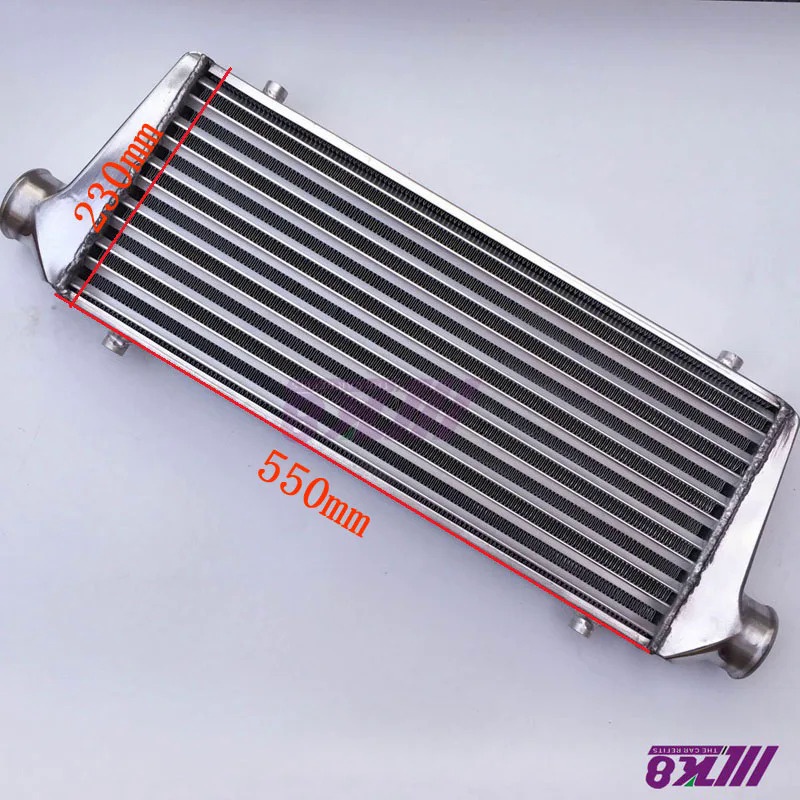 550*230*65mm Universal Turbo Intercooler bar&plate OD=2.5" Front Mount