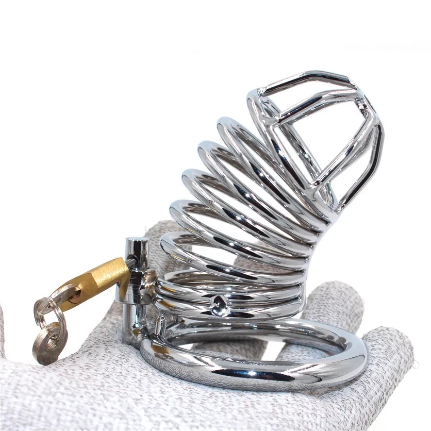 Spiral Penis cage Male Chastity Device Cock Cage metal Chastity Belt Sex  Toys Drop shipping Durable | Shopee Philippines