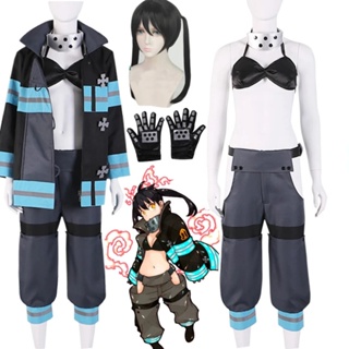 Shinra Kusakabe Cosplay Costume Fire Force Cosplay Jumpsuit Fire Service  Enn Enn No Shouboutai Costume