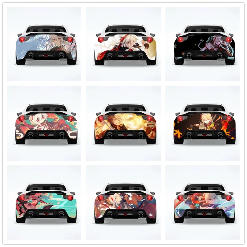 Kaedehara Kazuha Genshin Impact Car Wrap Rear Car Stickers Car Decal ...