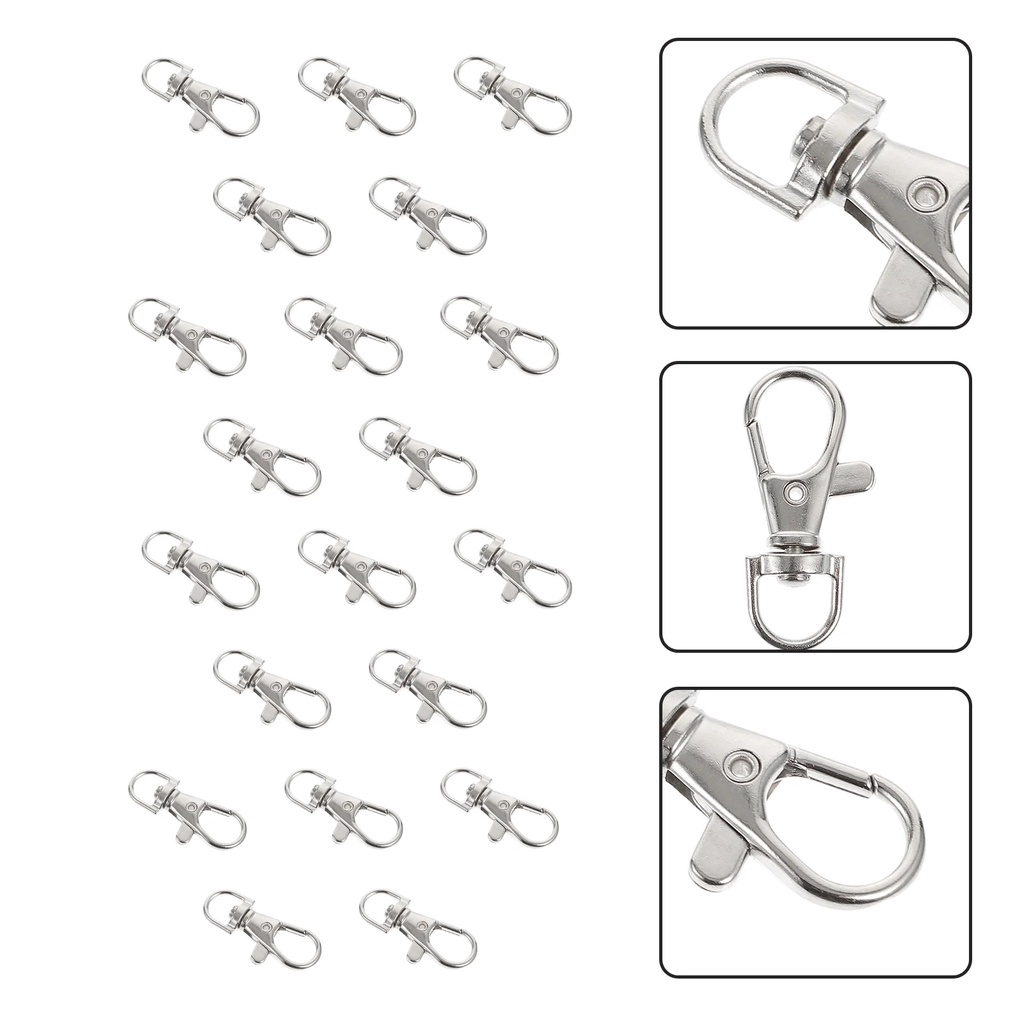 ☚20pcs Bird Cage Locks Stainless Steel Locks Pet Bird Cage Door Buckle