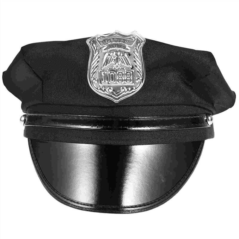 ☜Festival Police Hats Stage Performance Men Realistic Accessories Party