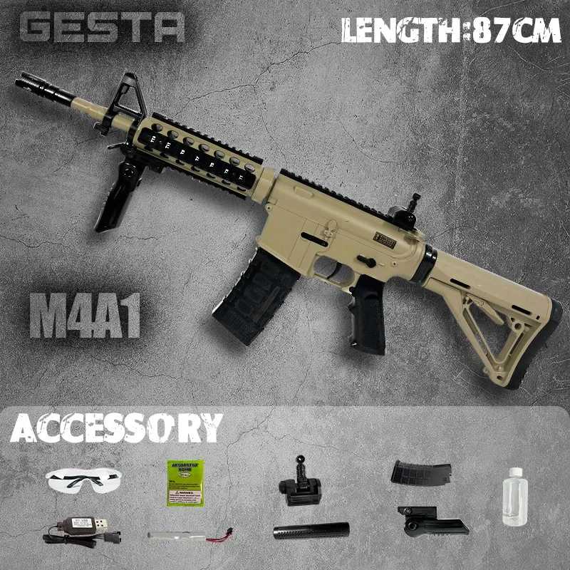M4A1 Simulation gun Gel Splatter gel blaster toy Cool Ball Blaster M4A1 with Goggles and 5000
