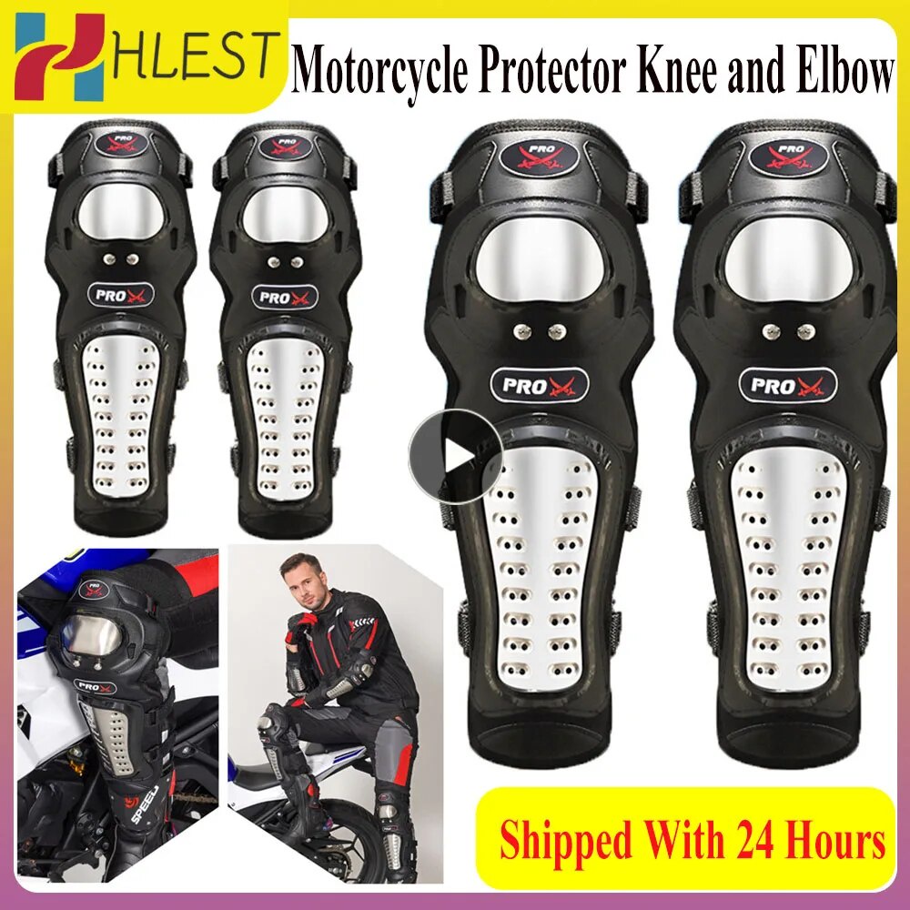 ♦MTB Protective Gear Motorcycle Knee Pads Elbow Protector Adult