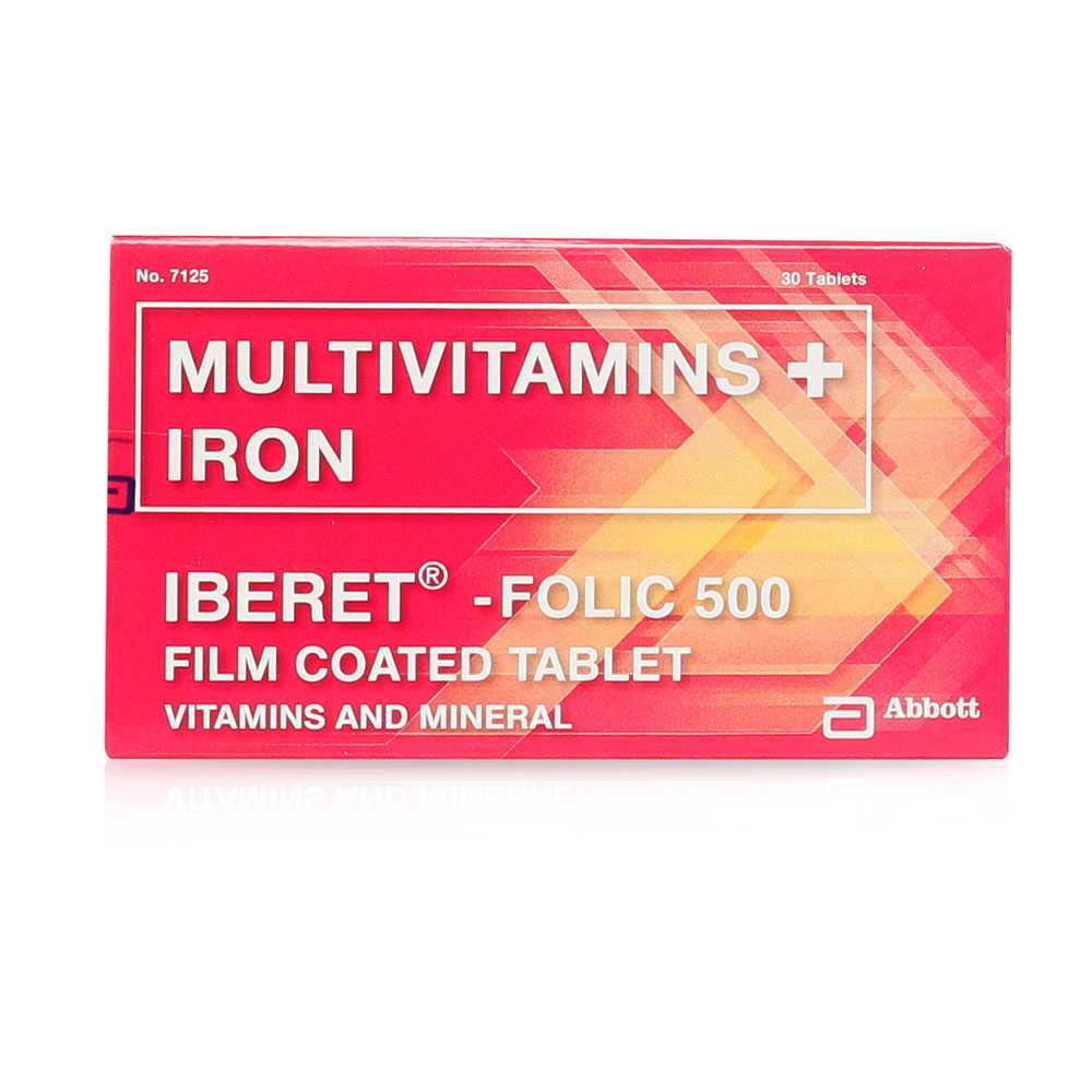 Multivitamins + Zinc (Cecon Plus) 30s tablet and Multivitamins + Iron