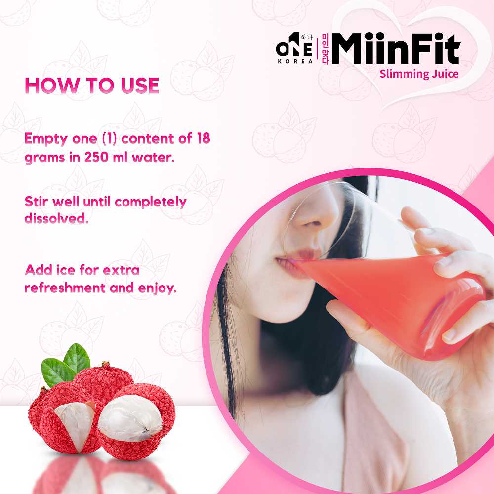 ONEKII 7's One Korea Miin Fit Effective Slimming Juice with Glutathione